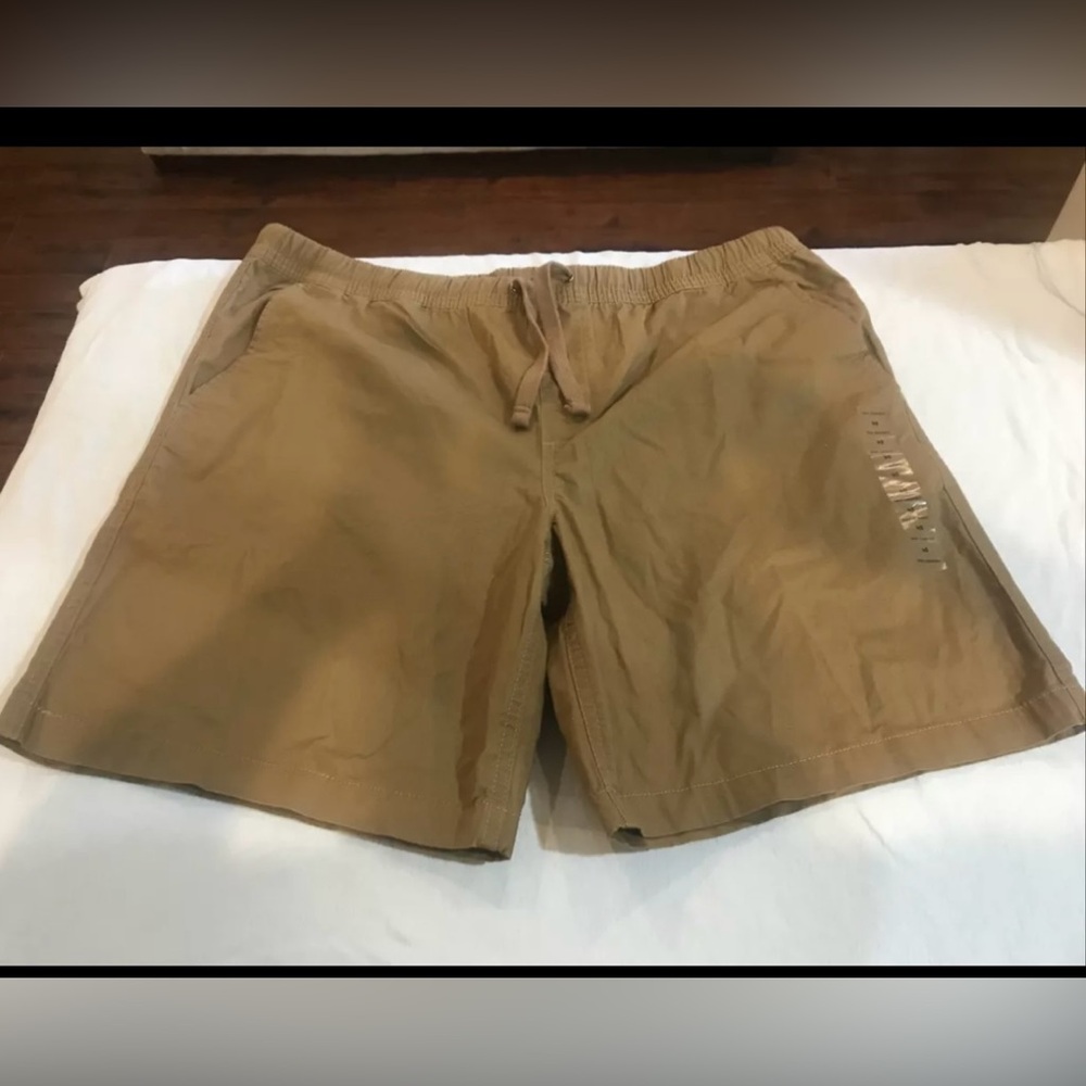 New Free Assembly DRAWSTRING ELASTIC shorts Men’s SIZE 40 brown